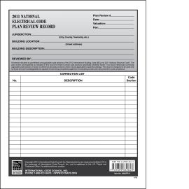 2011 National Electrical Code Plan Review Records