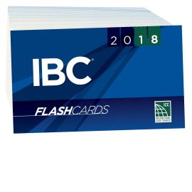 2018 IBC Flash Cards (Cover Image)