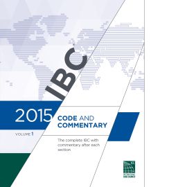 2015 IBC® Code and Commentary, Volume 1 (Cover Image)