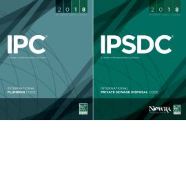 2018 International Plumbing Code®  and  International Private Sewage Disposal Code®  Combo (Cover Image)