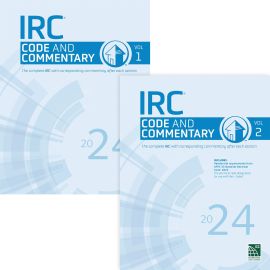 2024 IRC® Code and Commentary Combo, Volumes 1 & 2