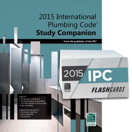 2015 International Plumbing Code Study Companion and Flash Card Combo (Cover Image)