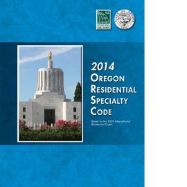 2014 Oregon Residential Specialty Code (Cover Image)