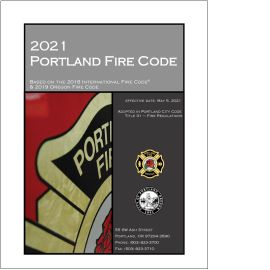 2021 Portland Fire Code cover image