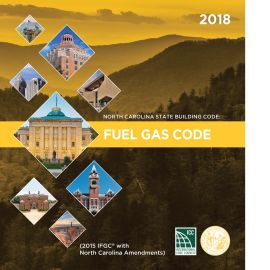 North Carolina State Building Code: Fuel Gas Code 2018 (Cover Image)