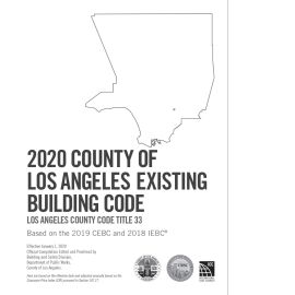 2020 County of Los Angeles Existing Building Code - Amendments only