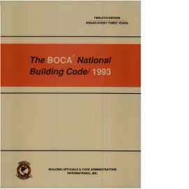 1993 National Building Code cover image
