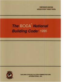 1996 BOCA National Building Code cover image