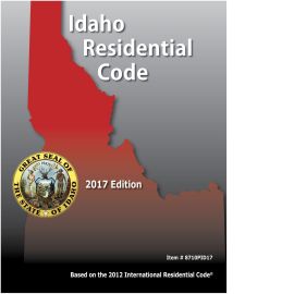 Idaho Residential Code, 2017 Edition cover image