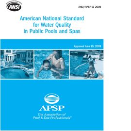 ANSI/APSP11 2009 Standard for Water Quality in Public Pools and Spas cover image