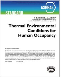 ANSI/ASHRAE 55-2017 Thermal Environmental Conditions for Human Occupancy image