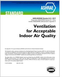 ANSI/ASHRAE 62.1-2019 Ventilation for Acceptable Indoor Air Quality image
