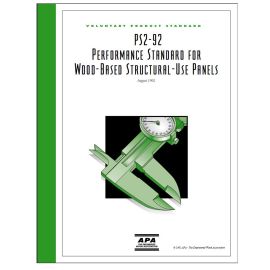 PS-2-92 - Performance Standard for Wood-Based Structural-Use Panels (Download)