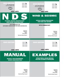 2005 National Design Specification for Wood Construction & 2005 Design Values Supplement cover images