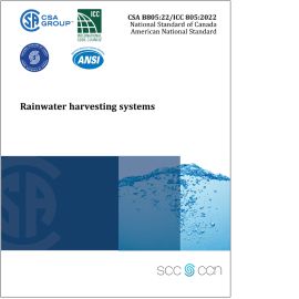 CSA B805:22/ICC 805:2022 Rainwater harvesting systems cover image