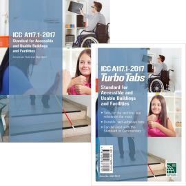 ICC A117.1-2017 Accessible and Usable Buildings and Facilities Turbo Tabs (Cover Image)